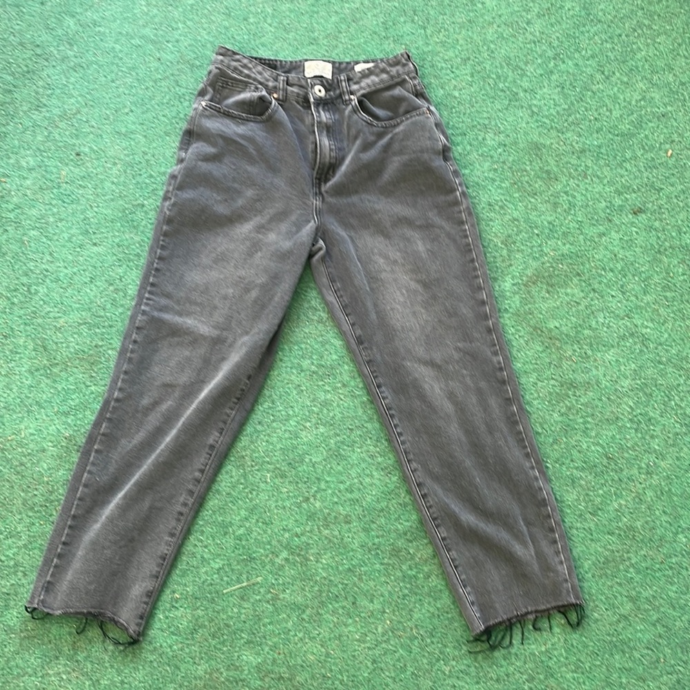 Cotton On Straight Leg Black Jeans : Size 4 (accurate)
